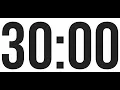 30 MINUTE TIMER - COUNTDOWN TIMER MINIMAL