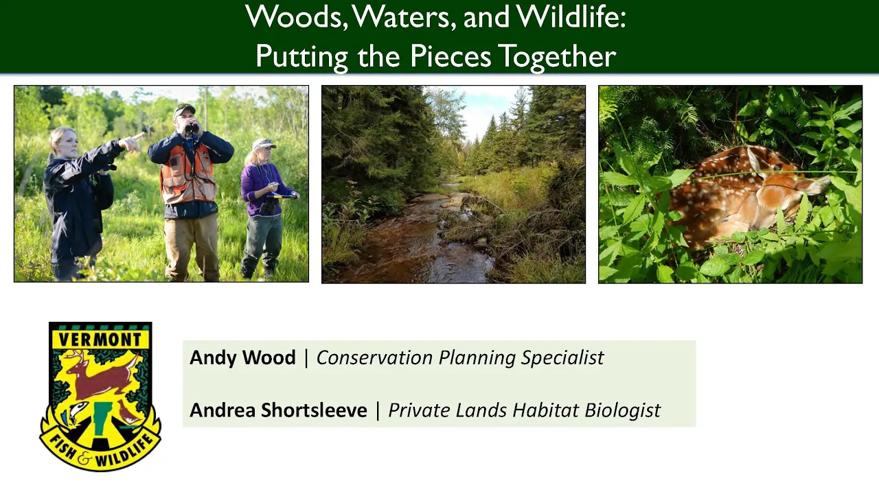 Woods, Waters, and Wildlife: Putting the Pieces Together