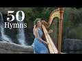 50 Most Beautiful Hymns of Worship Heavenly Harp Music No Repeats No Ads