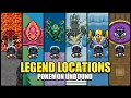 POKEMON UNBOUND 2 1 1 1 - ALL LEGENDARY POKEMON LOCATIONS