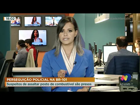 Perseguição policial na BR-101: Suspeitos de assaltar posto de combustível são presos