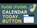 Add Today s Button To The Calendar Widget QCalendarWIdget In PyQt5 Also Works For PyQt6