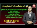 pythoncourse Python Lists Dictionaries Tuples and Operators Eagle Education