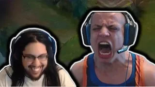 IMAQTPIE LISTENS TO TYLER1'S RAGE - IMAQTPIE FINALLY LOSES IT | DOM AND NIGHTBLUE3 BEEF |LOL MOMENTS