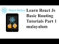 Learn React Js Basic Routing Tutorials Part 1 aks programming