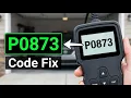 How To Fix P0873 Code - P0873 Transmission Fluid Pressure High