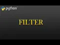 38 - Filter Function Python Full Course For Beginners