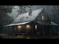Rain Sounds for Sleep - 24 Hours of Relaxation with Rooftop Thunder and Rain Sounds at Night