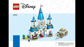 LEGO Instructions | Disney | 43275 | Cinderella's Castle & Horse Carriage | Cinderella