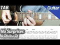 Download Lagu Radiohead - No Surprises | Electric Guitar Cover TABs Chord Instrumental Karaoke