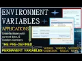 Complete List of all Environment Variables used as Command Line in Batch Script or in CMD eg date