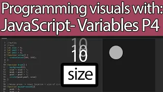 Getting Started with p5JS Programming with Javascript Part 4 - Variables