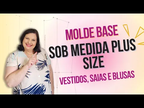 Download MP3 Forma Simples de Fazer Molde Base SOB MEDIDA PLUS SIZE pra Vestidos e Blusas(Mais fácil que imagina)