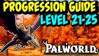 COMPLETE BEGINNER GUIDE - Palworld Levels 21-25 - Breeding Overpowered Pals (2026 progression Guide)
