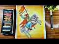 Download Lagu Chhatrapati Shivaji Maharaj Drawing with Oil Pastle, How to draw shivaji maharaj, Horse Ride scene