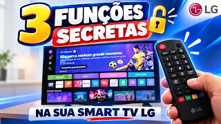 COMO LIBERAR 3 FUNÇÕES SECRETAS NA SUA SMART TV LG PELO CONTROLE!