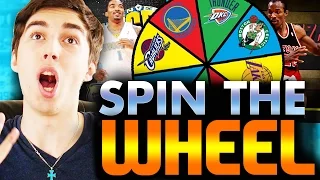 SPIN THE WHEEL OF NBA TEAMS NBA 2K16 SQUAD BUILDER