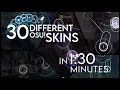 30 Different osu Skins in 1 30 Minutes