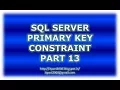 Create Alter Drop Primary key constraint in SQL Server - Part 13