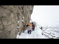 Lagu Grandpa Risked His Life Crossing 1-Meter Snow Cliffs to Bring 160 Eggs Home in a Mountain Village