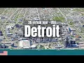 Detroit Michigan Explore From Above Point of Interest