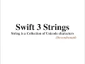 Swift 3 Strings Tutorial
