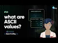 What are ASCII values Tekie Byte