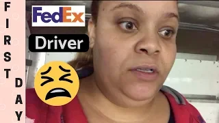 My First Day Training For Fedex Ground Driver