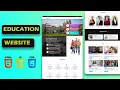Build A Responsive Education Website using HTML CSS JavaScript