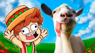 ¡SOMOS unas CABRAS LOCAS! 😂🐐 SILVIOGAMER en GOAT SIMULATOR 3 💥