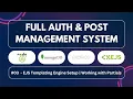 03 - Build Full Authentication And Post Management System Node Express MongoDB EJS
