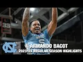 Armando Bacot 2023-24 Regular Season Highlights North Carolina