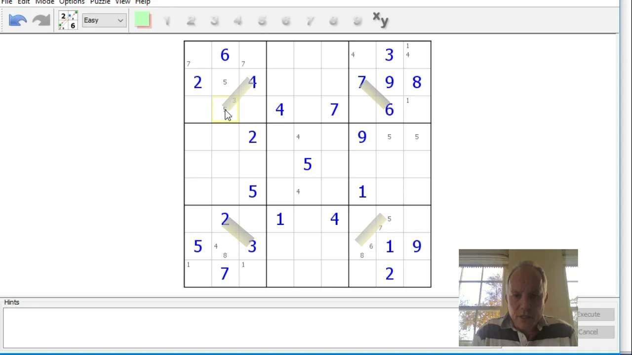 Diagonally Consecutive Sudoku Variation