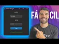 Como Criar uma Interface Grafica Python c CustomTkinter RAPIDO