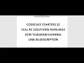 CODECHEF STARTERS 32 AC SOLUTIONS DIV 2 3 4