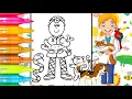 Coloring Cat and Dog cute coloring pages VET VISIT ARTS R US