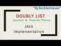 Inserting Node In Doubly Linked List In JAVA In Hindi