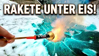 Wir zünden SILVESTER RAKETEN unter WASSER und es geht SCHIEF!