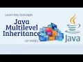 Java Multilevel Inheritance Explained in Hindi Multilevel Inheritance in Java 2025