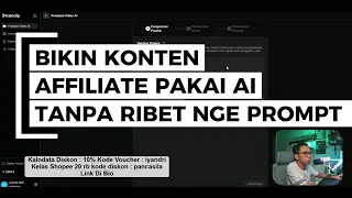 cara bikin video affiliate pakai ai gampang tanpa harus nulis prompt