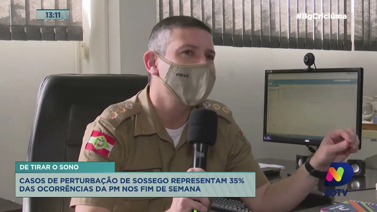 Casos de perturbação de sossego representam 35% dos chamados da PM nos fins de semana na região Sul
