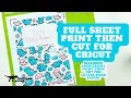 Easy Cricut Print then Cut Full Page Hack Maximize Your Pages - 2024 Quick Step by Step Tutorial