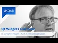Qt Designer Plugins Part 2 - Initializing Classes when Using Qt Designer