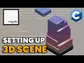 Tower Blocks in C and Raylib Building the 3D Scene Episode 1
