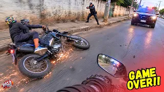 INSISTIU NA FUGA E TERMINOU NO CHÃO!! 💥
