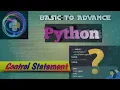 Control Statements Control Statements In Python Python Control Python Statements