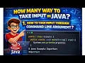 How to take input through Command Line Arguments Part-5