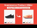 E-Commerce Product Slider Using HTML CSS JavaScript Product Slider Javascript