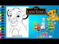 Coloring Lion King Simba Lion King Coloring Pages Markers Sam s Cool Colors