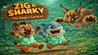 🐱🔥😾🎵 Zig & Sharky Song 🎵 The Angry Caracal 🎵 Educational Songs For Kids 📚✨